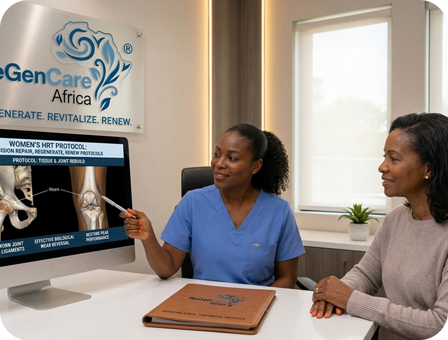 Doctor consulting female patient